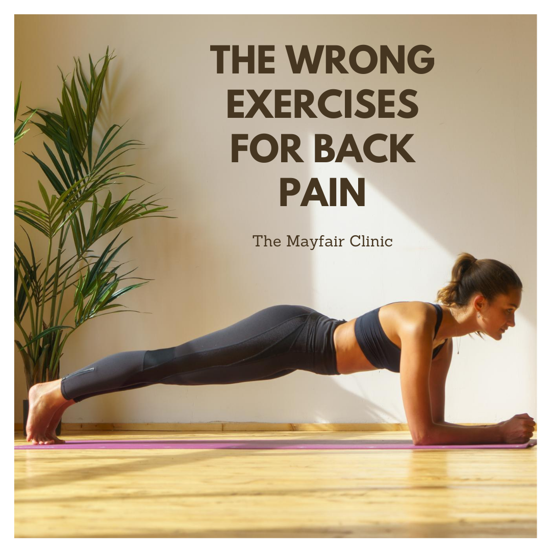 Worst Exercises For Lower Back Pain | The Mayfair Clinic