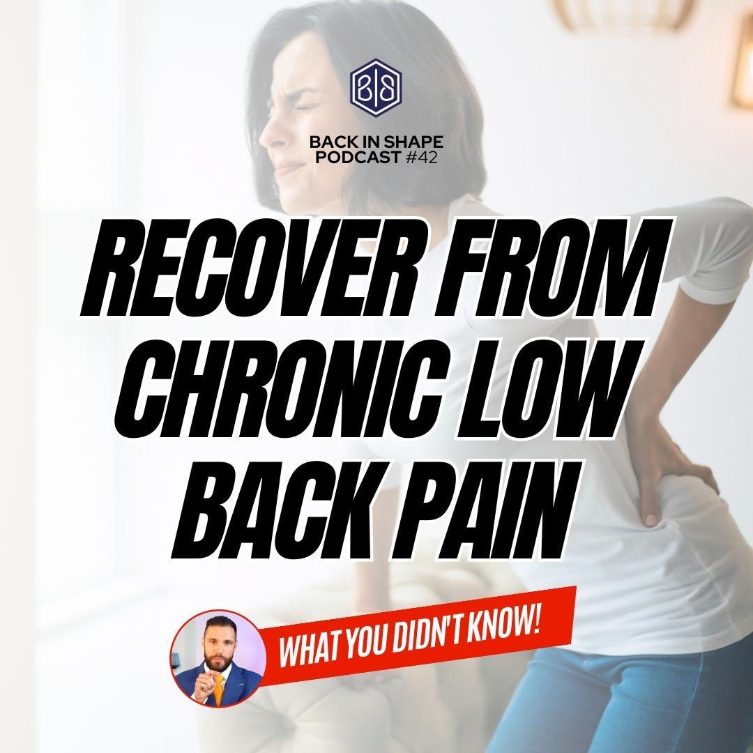 Chronic lower back pain and how to relieve it